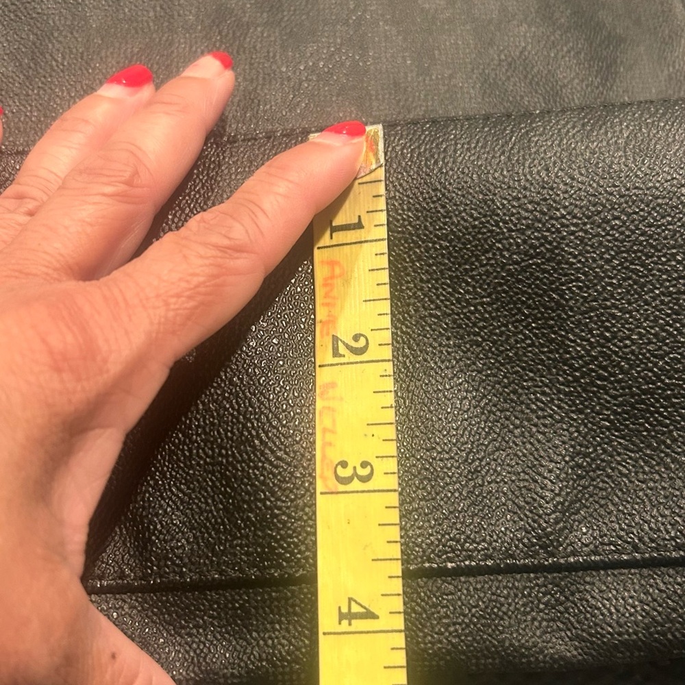 Michael Kors Black Tote Bag with MK logo throughout bag. - Picture 15 of 16